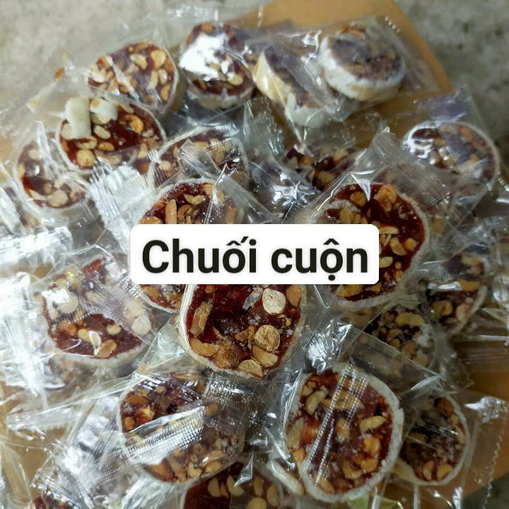 Kẹo chuối cuộn